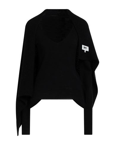 Mm6 Maison Margiela Woman Sweater Black Size M Acrylic, Wool, Alpaca Wool