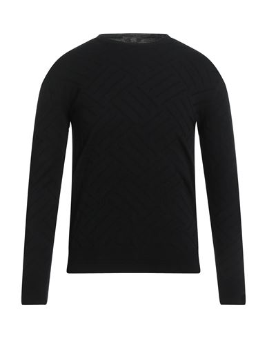 Hōsio Man Sweater Black Size S Wool, Viscose, Polyamide