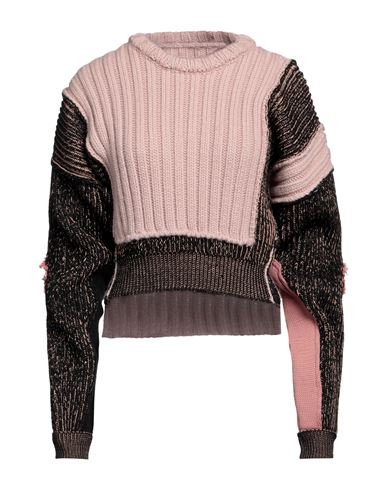 Mm6 Maison Margiela Woman Sweater Pink Size M Wool, Polyester, Acrylic