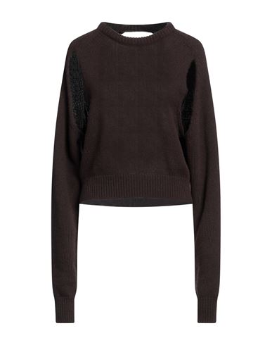 Ramael Woman Sweater Brown Size M Cashmere, Wool