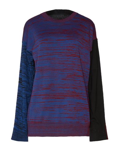 Mm6 Maison Margiela Woman Sweater Blue Size Xs Polyester, Acrylic, Wool, Cotton, Elastane