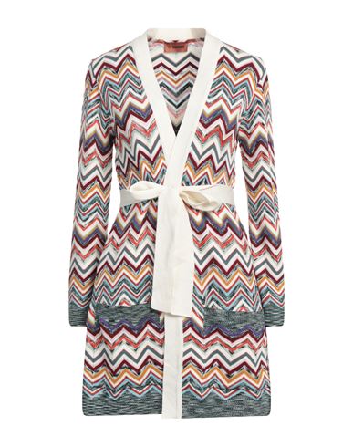 Missoni Belted Wool-blend Cardigan In Red