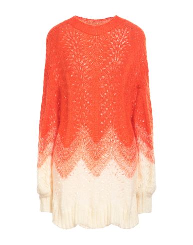 Shop Ottod'ame Woman Sweater Orange Size 10 Acrylic, Polyamide, Mohair Wool