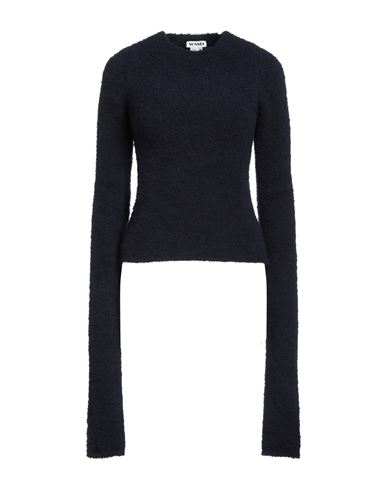 Sunnei Woman Sweater Navy Blue Size L Wool, Polyamide, Elastane