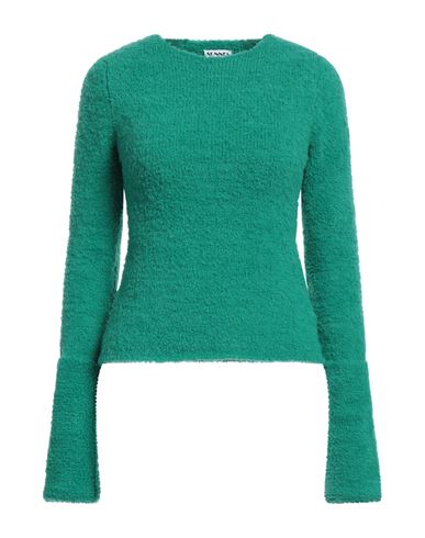 Sunnei Woman Sweater Emerald Green Size S Wool, Polyamide, Elastane