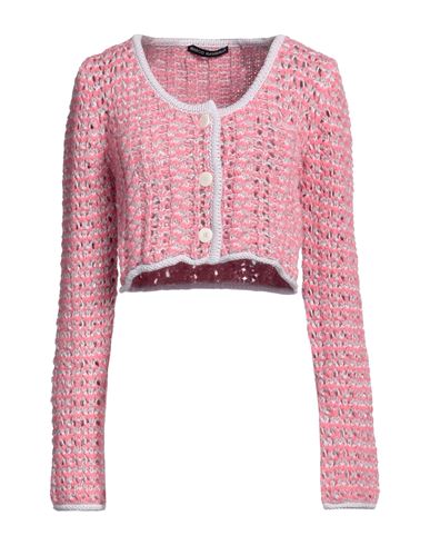 Marco Rambaldi hearts-pattern Cropped Cardigan - White