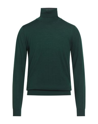 Jeordie's Man Turtleneck Emerald Green Size L Merino Wool