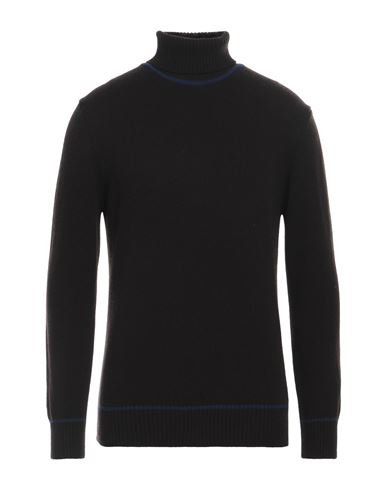 Jurta Man Turtleneck Dark Brown Size 44 Merino Wool, Cashmere