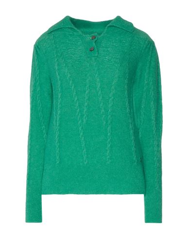Ottod'ame Woman Sweater Emerald Green Size 8 Polyamide, Mohair Wool, Virgin Wool, Elastane