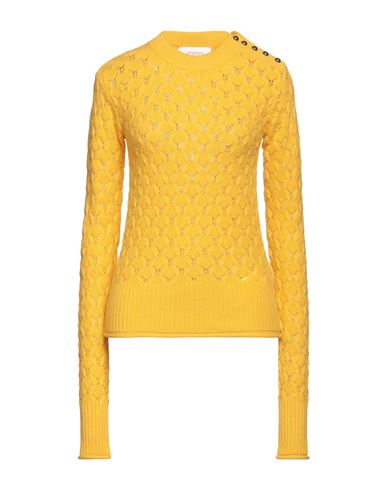 Sportmax Woman Sweater Ocher Size L Wool, Cashmere In Yellow