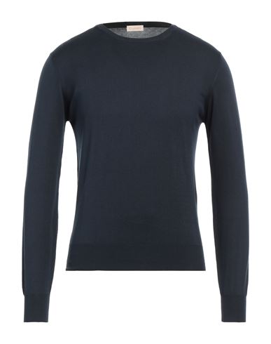 Cruciani Man Sweater Navy Blue Size 38 Cotton