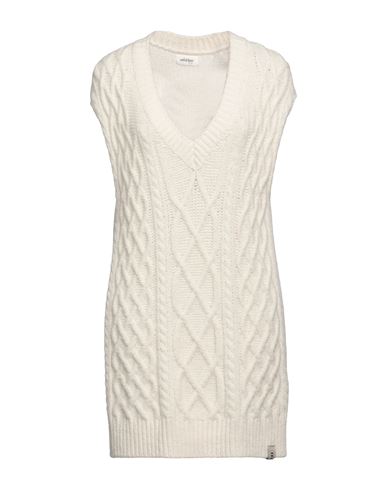 Ottod'ame Woman Sweater Cream Size 8 Acrylic, Wool, Viscose, Alpaca Wool, Polyester In White