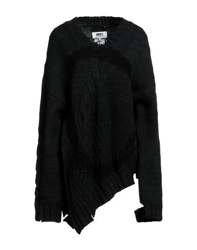 Shop Mm6 Maison Margiela Woman Sweater Dark Green Size Xs Wool, Polyamide, Acrylic, Alpaca Wool