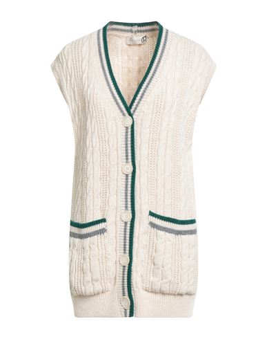 Haveone Woman Cardigan Cream Size Onesize Acrylic, Polyester