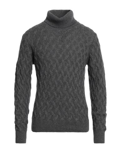 Brooksfield Man Turtleneck Grey Size 44 Polyamide, Viscose, Wool, Cashmere