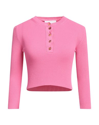 Erika Cavallini Woman Sweater Fuchsia Size S Viloft, Polyamide In Pink