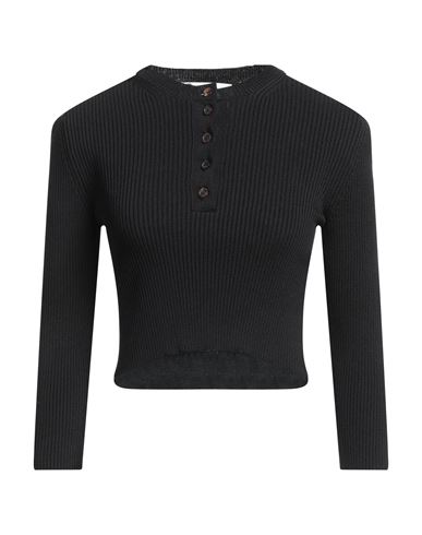 Erika Cavallini Woman Sweater Black Size S Viloft, Polyamide