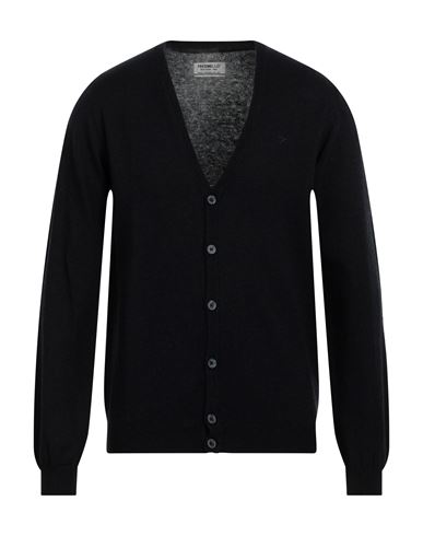 Fred Mello Man Cardigan Black Size 3xl Cotton, Wool