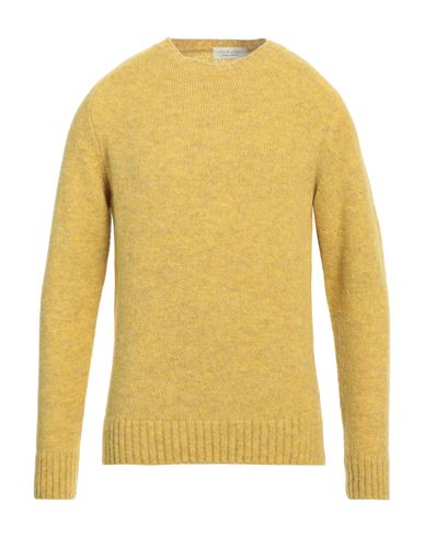 Filippo De Laurentiis Man Sweater Mustard Size 42 Alpaca Wool, Wool, Polyamide In Yellow