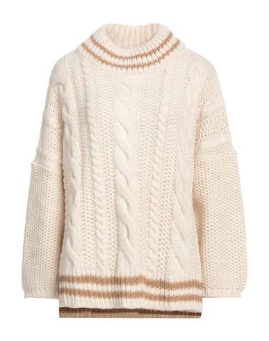 Haveone Woman Sweater Cream Size Onesize Acrylic, Wool, Viscose, Alpaca Wool In White