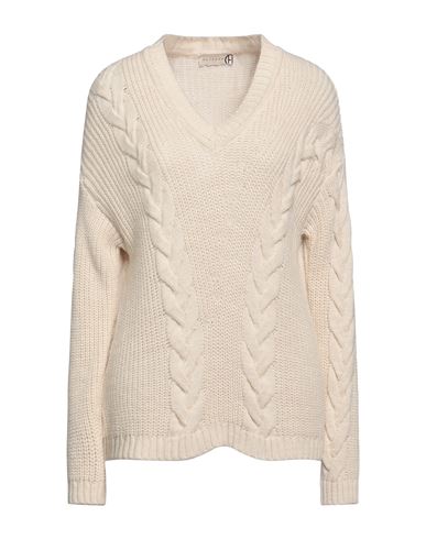 Haveone Woman Sweater Cream Size Onesize Acrylic, Wool, Viscose, Alpaca Wool In White
