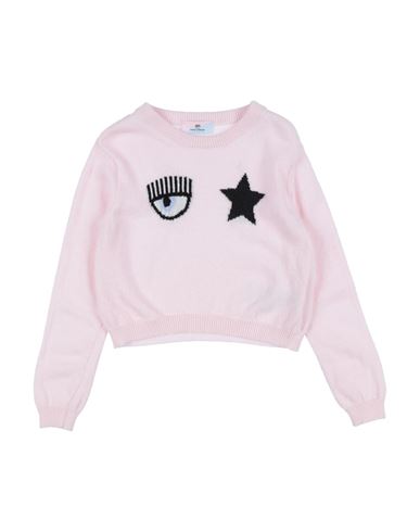 Chiara Ferragni Babies'  Toddler Girl Sweater Pink Size 6 Wool, Viscose, Polyamide, Cashmere