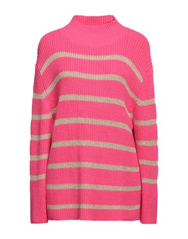 Kaos Jeans Woman Sweater Fuchsia Size S Acrylic, Polyester In Pink