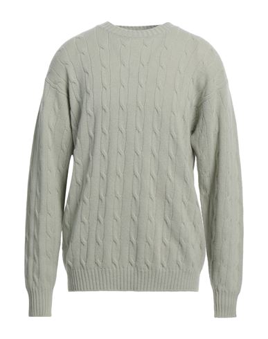 Roberto Collina Man Sweater Sage Green Size 42 Merino Wool, Cashmere