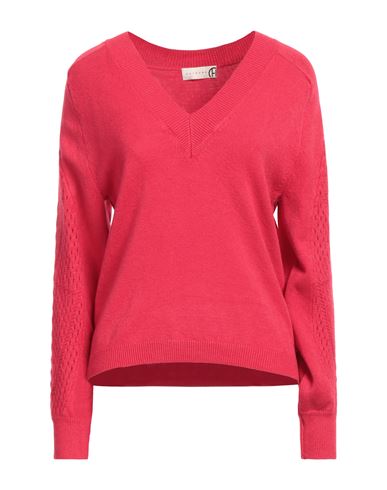 Haveone Woman Sweater Red Size Onesize Viscose, Polyester, Polyamide
