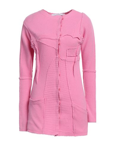 Talia Byre Woman Cardigan Pink Size S Merino Wool