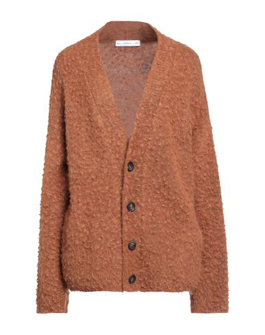 87 Avril 90 Woman Cardigan Tan Size L Alpaca Wool, Nylon In Brown