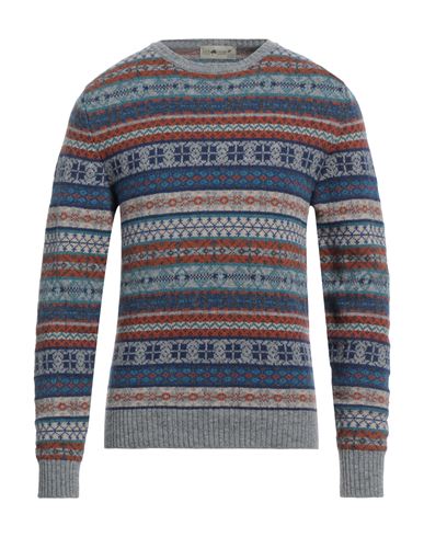 Irish Crone Man Sweater Grey Size S Wool