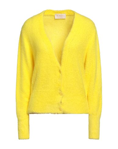 Kaos Jeans Woman Cardigan Yellow Size S Polyamide, Acrylic, Modal
