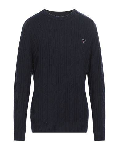 Gant Man Sweater Navy Blue Size 3xl Wool