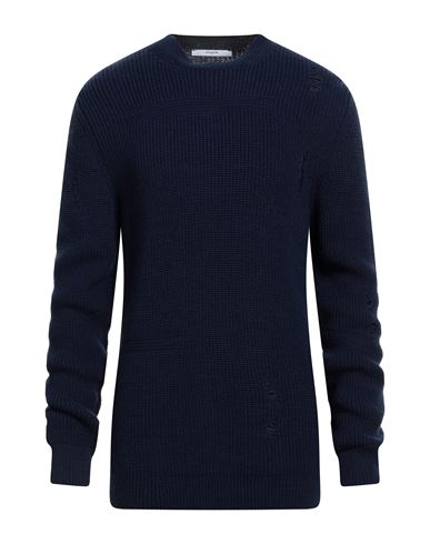 Takeshy Kurosawa Man Sweater Navy Blue Size 40 Wool, Acrylic