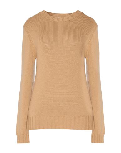 Nocold Woman Sweater Camel Size L Cashmere In Beige