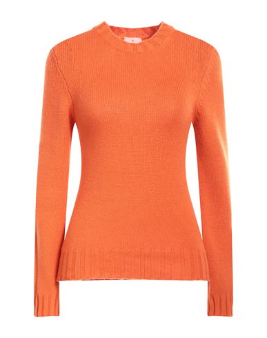 Nocold Woman Sweater Orange Size L Cashmere