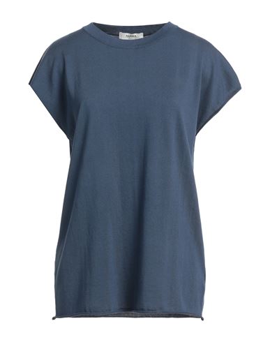 Shop Alpha Studio Woman Sweater Midnight Blue Size 10 Cotton