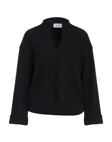 Niū Woman Sweater Black Size Xs Virgin Wool, Polyamide