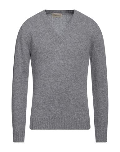 Irish Crone Man Sweater Grey Size Xxl Wool
