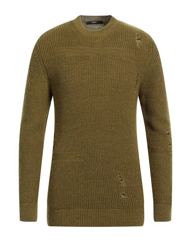 Takeshy Kurosawa Man Sweater Military Green Size Xl Wool, Acrylic