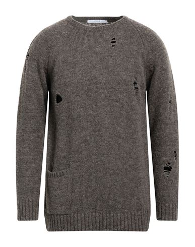 Takeshy Kurosawa Man Sweater Khaki Size 42 Acrylic, Viscose, Wool, Alpaca Wool In Beige