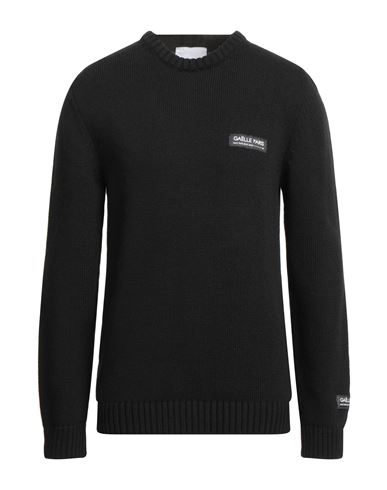 Gaelle Paris Gaëlle Paris Man Sweater Black Size L Acrylic, Polyester