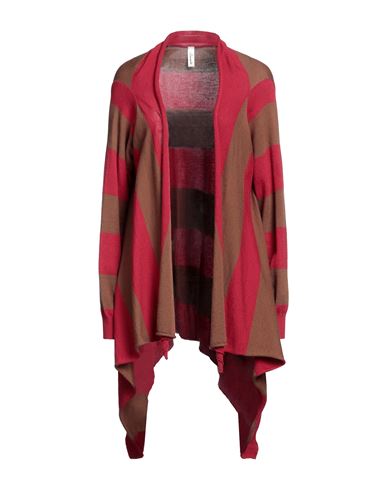 Souvenir Woman Cardigan Red Size Onesize Viscose, Polyester, Polyamide