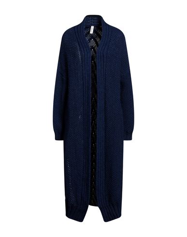 Souvenir Woman Cardigan Navy Blue Size S Acrylic, Wool, Alpaca Wool, Viscose