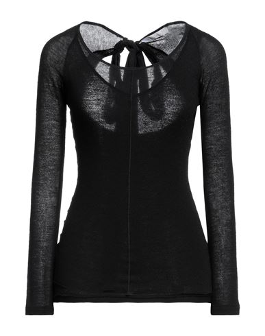 Chloé Woman Sweater Black Size 4 Virgin Wool, Silk