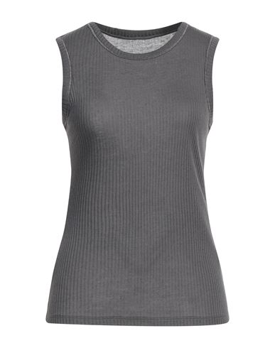 Purotatto Woman Top Steel Grey Size 6 Modal, Cashmere