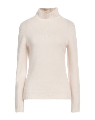 Shop Aragona Woman Turtleneck Cream Size 8 Wool, Cashmere In White