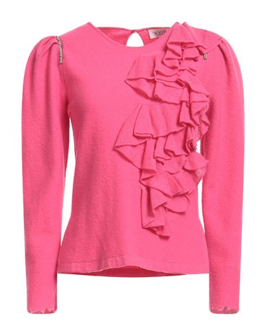 Aviu Aviù Woman Sweater Fuchsia Size 6 Virgin Wool In Pink
