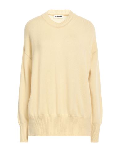 Shop Jil Sander Woman Sweater Sand Size L Cashmere In Beige